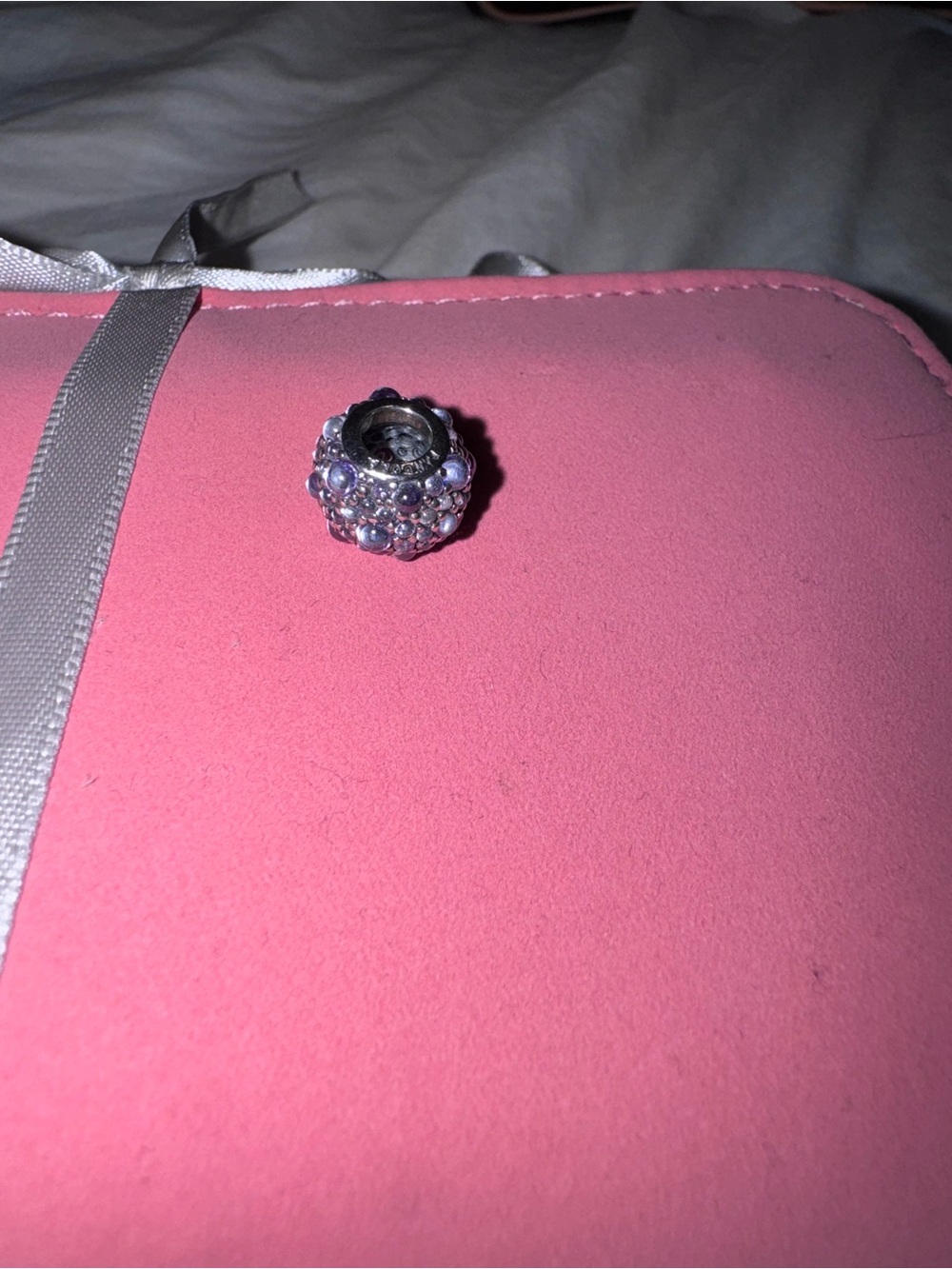 Pandora Purple Bubble Charm - Picture 2 of 6